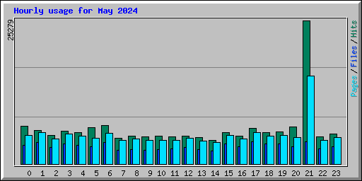 Hourly usage for May 2024